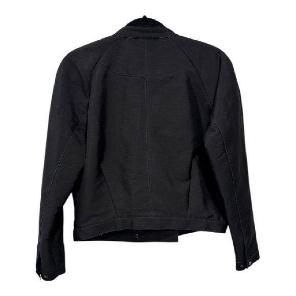 AX Armani Exchange Women’s size M Moto Biker Jacket Black - Picture 5 of 11